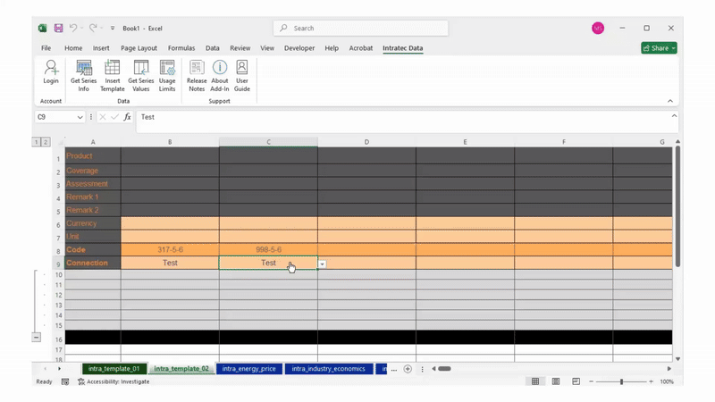 Fetching data with Get Series Values