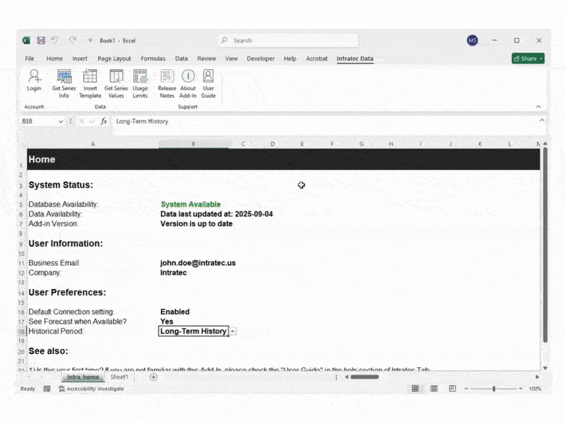 Listing available assessments with Get Series Info